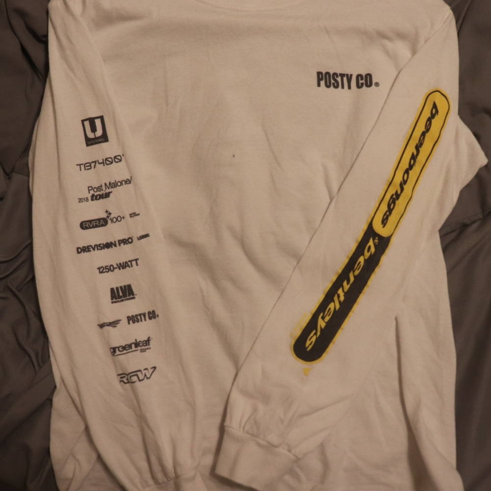 Post Malone concert tee (small pen mark on chest)